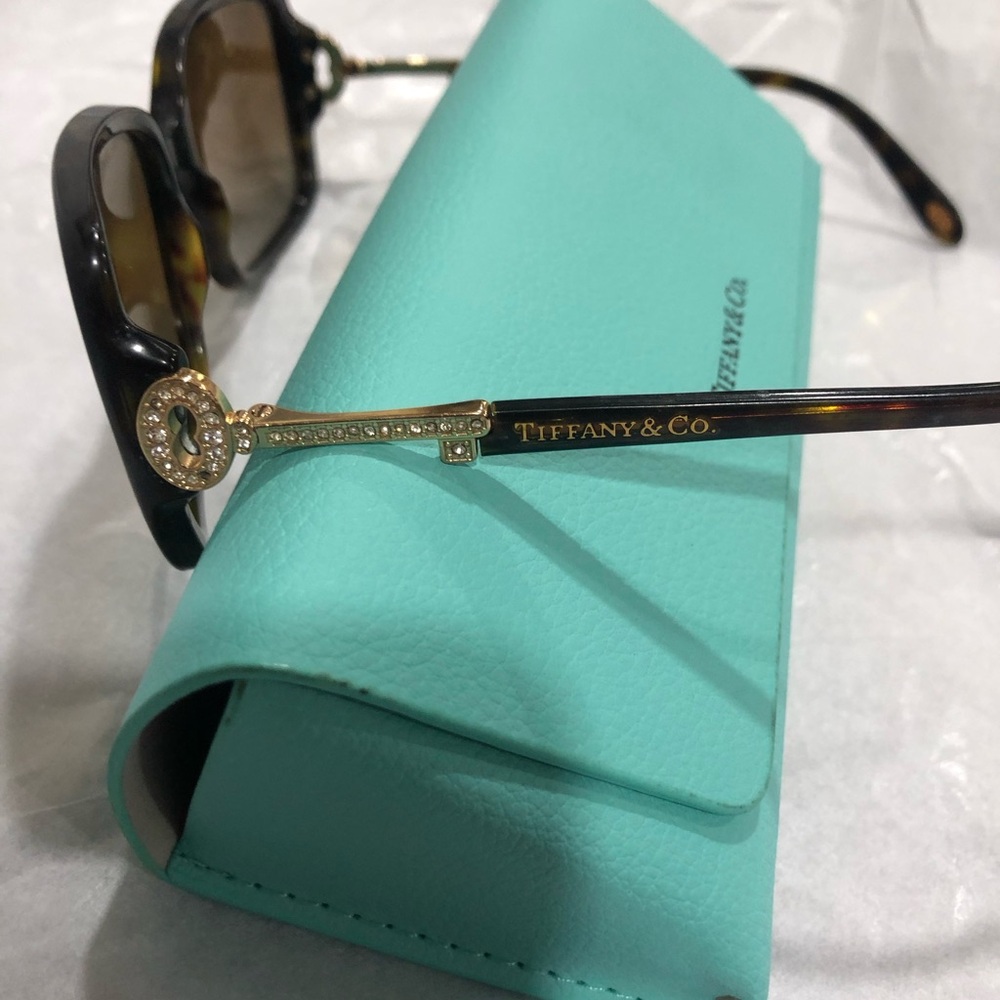 Tiffany & Co. Sunglasses with Gold Crystal Key Accent